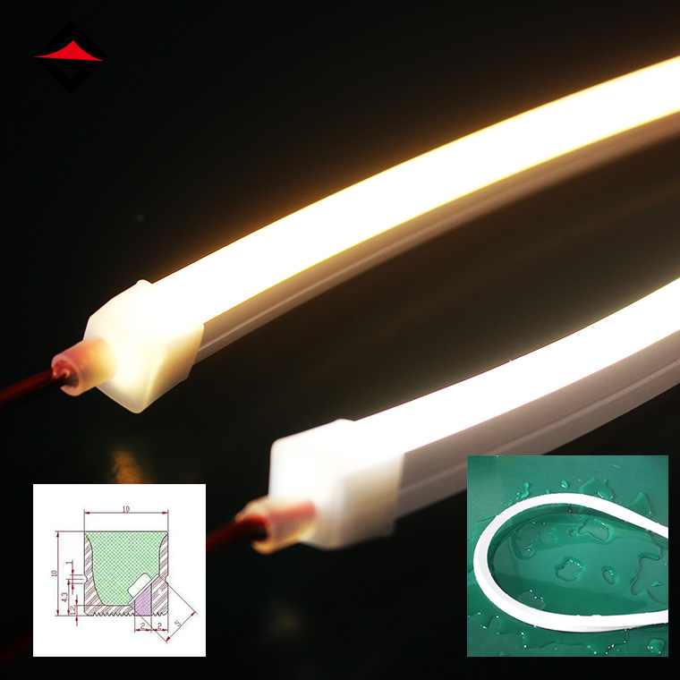 Hohe Qualität 10*10 mm LED -Neon -Lichtstreifen