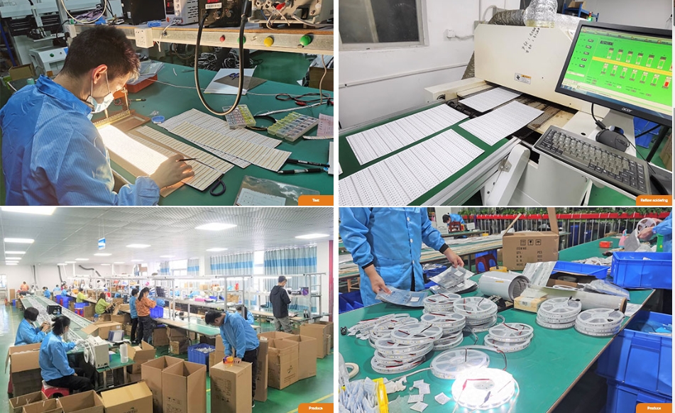 Guoye Optoelektronik steuert die Qualität von LED -Lichtstreifen