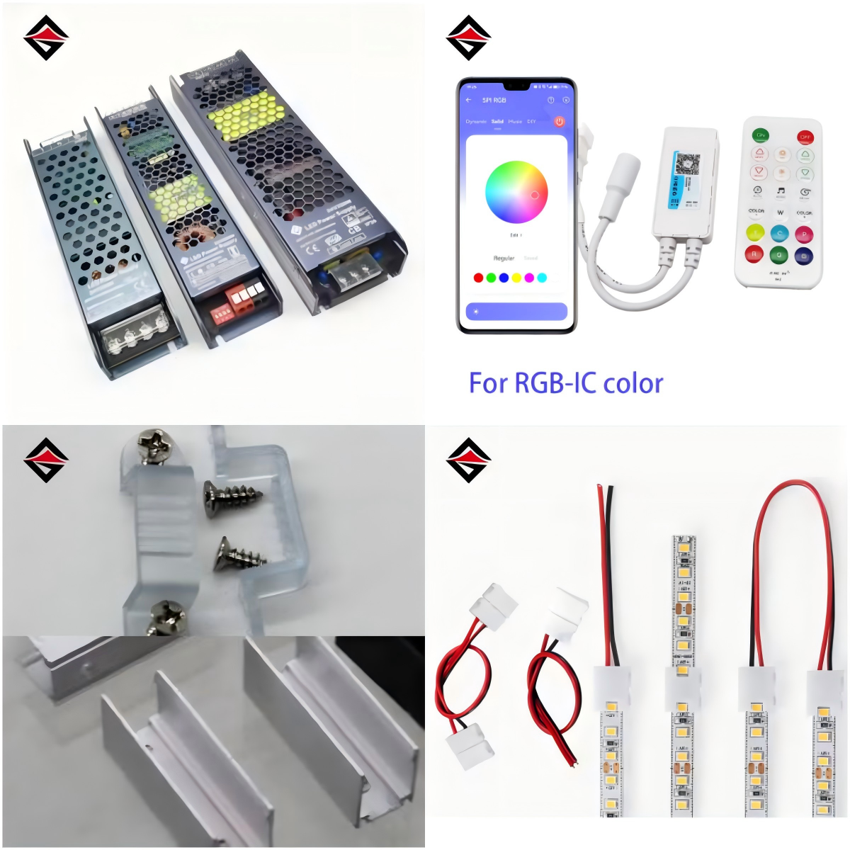 Schauen wir uns an, welche Accessoires Sie für LED -Lichtstreifen benötigen