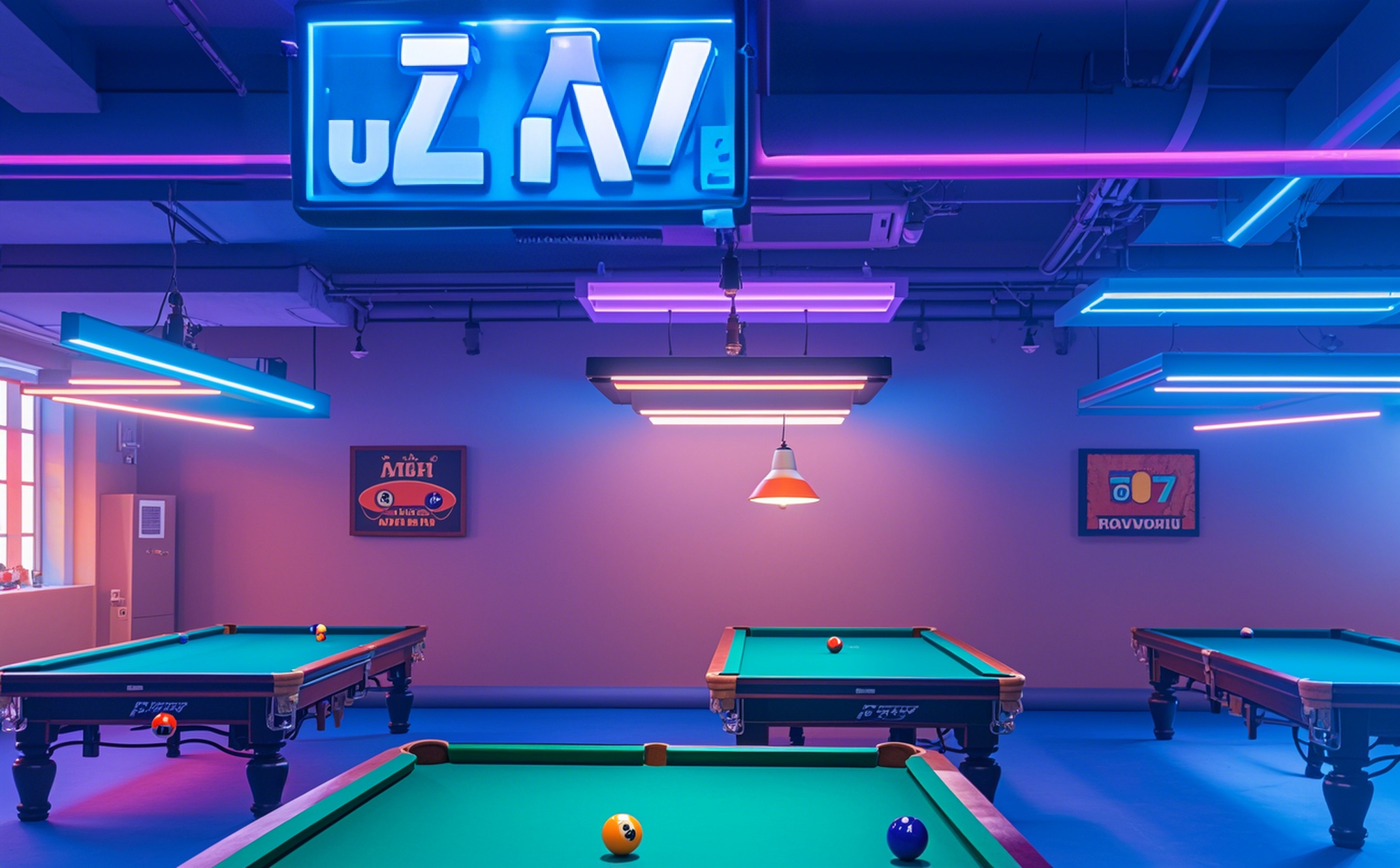 Wie installiere ich leichte Streifen im Billard -Raum?